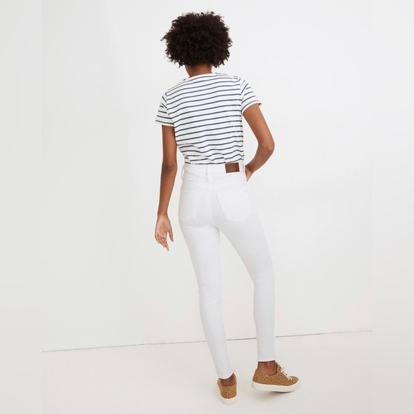 Madewell Women's High Rise Jeans - White - Picture 3 of 5